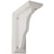 Ekena Millwork 3 1/2"W x 7"D x 9"H Hamilton Traditional Wood Vintage Decor Bracket, Chalk Dust White BKTWD03X07X09HAWH - alternate 1